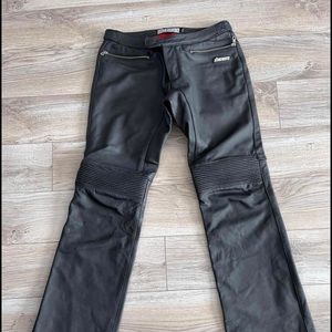 Icon Hella Leather Motorcycle Pants, size 9